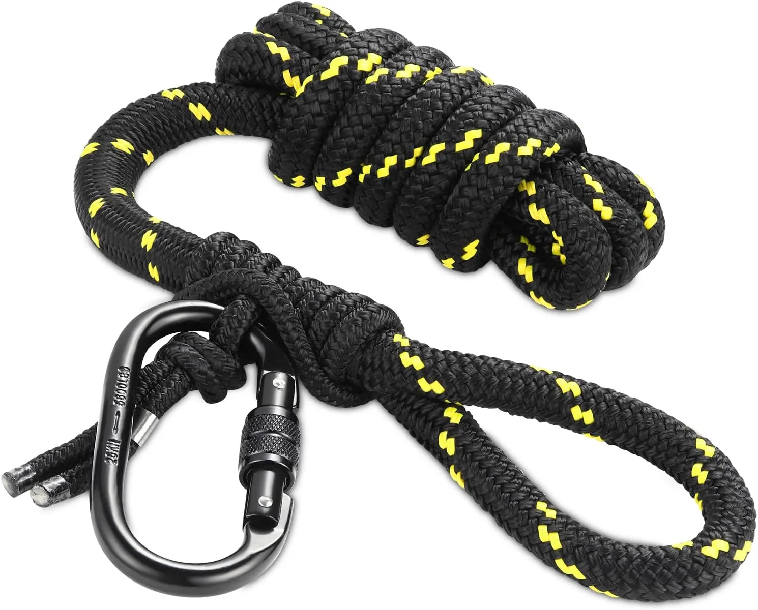 Lineman's Rope, Linemans Climbing Rope Tree Stand, Tree Saddle & Set Up Climbing Sticks, Linemans Rope for Hunting