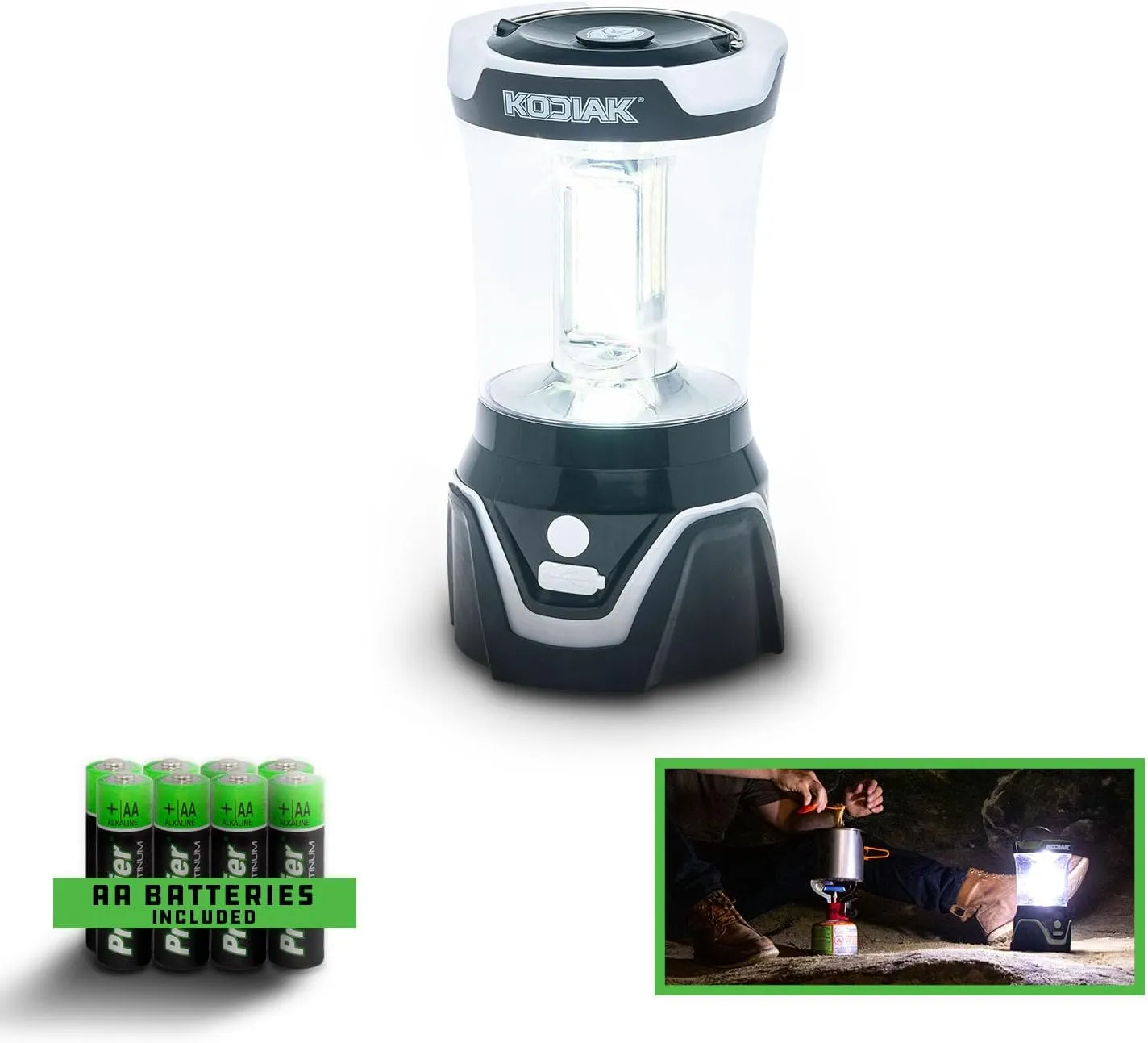 LitezAll 26208 Kodiak Krysis 3000 Lumen Battery Powered Lantern