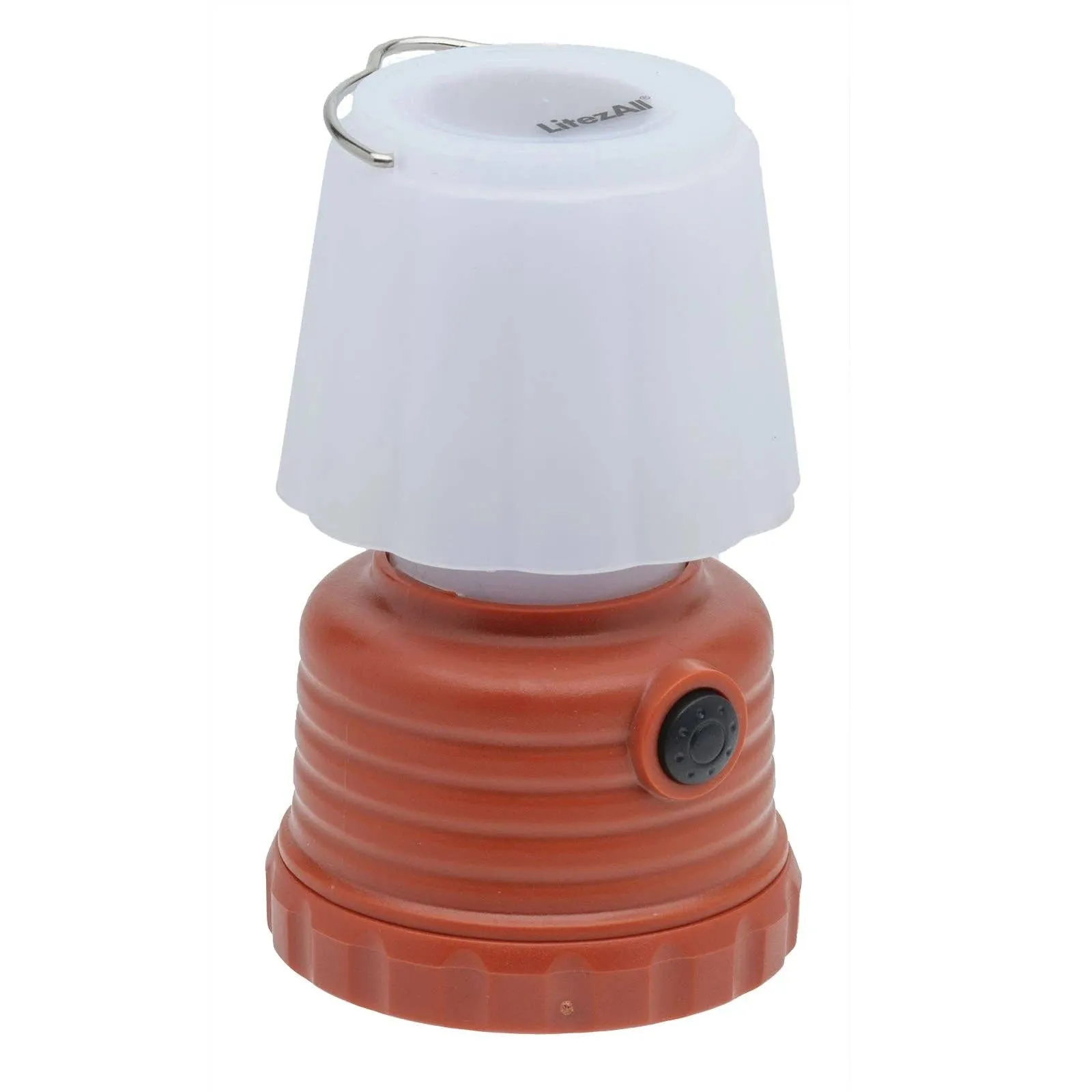 LitezAll Mini LED Lantern with White or Simulated Flame