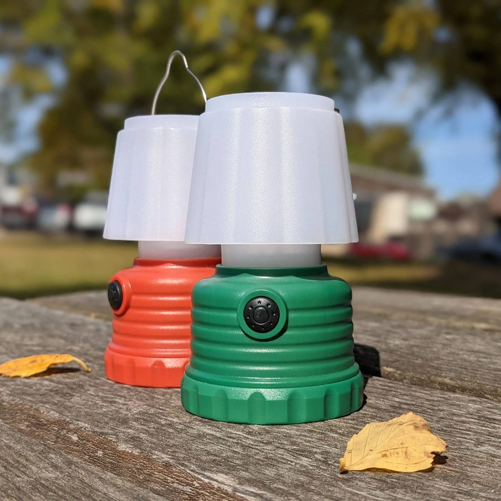 LitezAll Mini LED Lantern with White or Simulated Flame