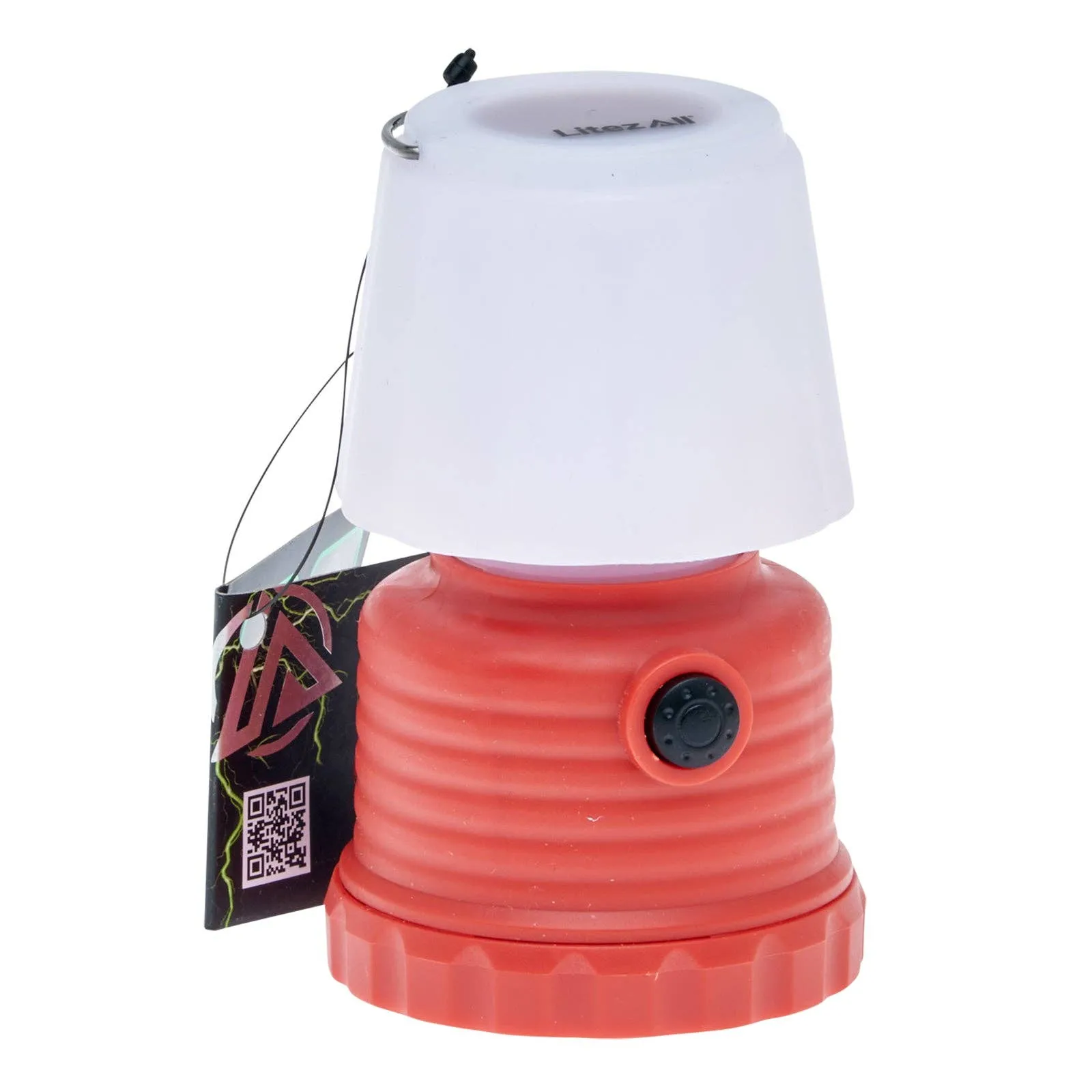 LitezAll Mini LED Lantern with White or Simulated Flame