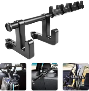 LITTLEMOLE Vehicle Fishing Rod Holder, Adjustable Car Fishing Rod Rack, Universal Fishing Pole Rack for SUVs, Wagons, Vans