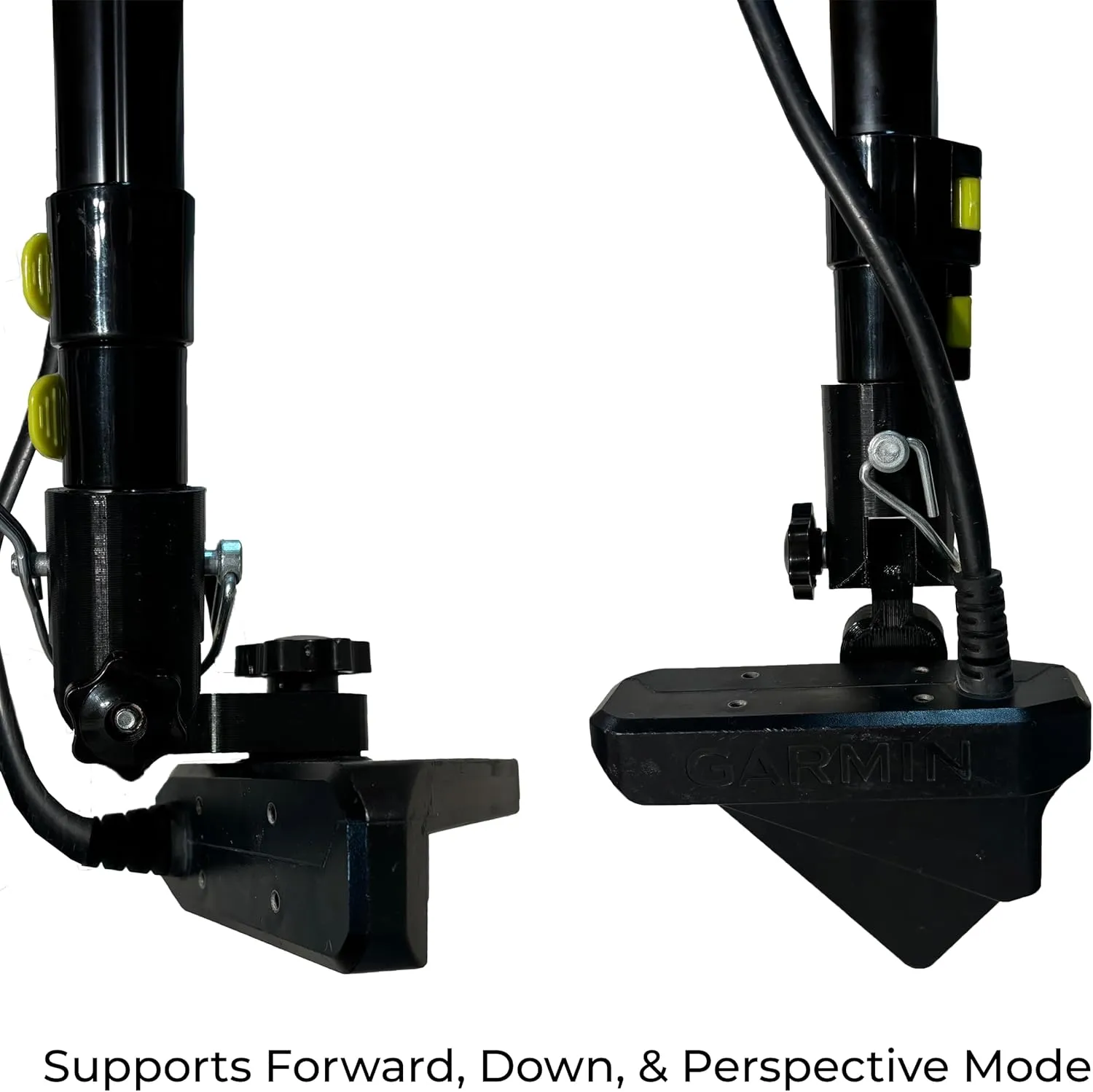 Livescope Pole for Garmin Live Scope Transducer, Adjustable 30"-60" Telescoping Pole, Smooth Rotation, Durable Tripod for Ice Fishing (Ice Mount, LVS34 / LVS62)