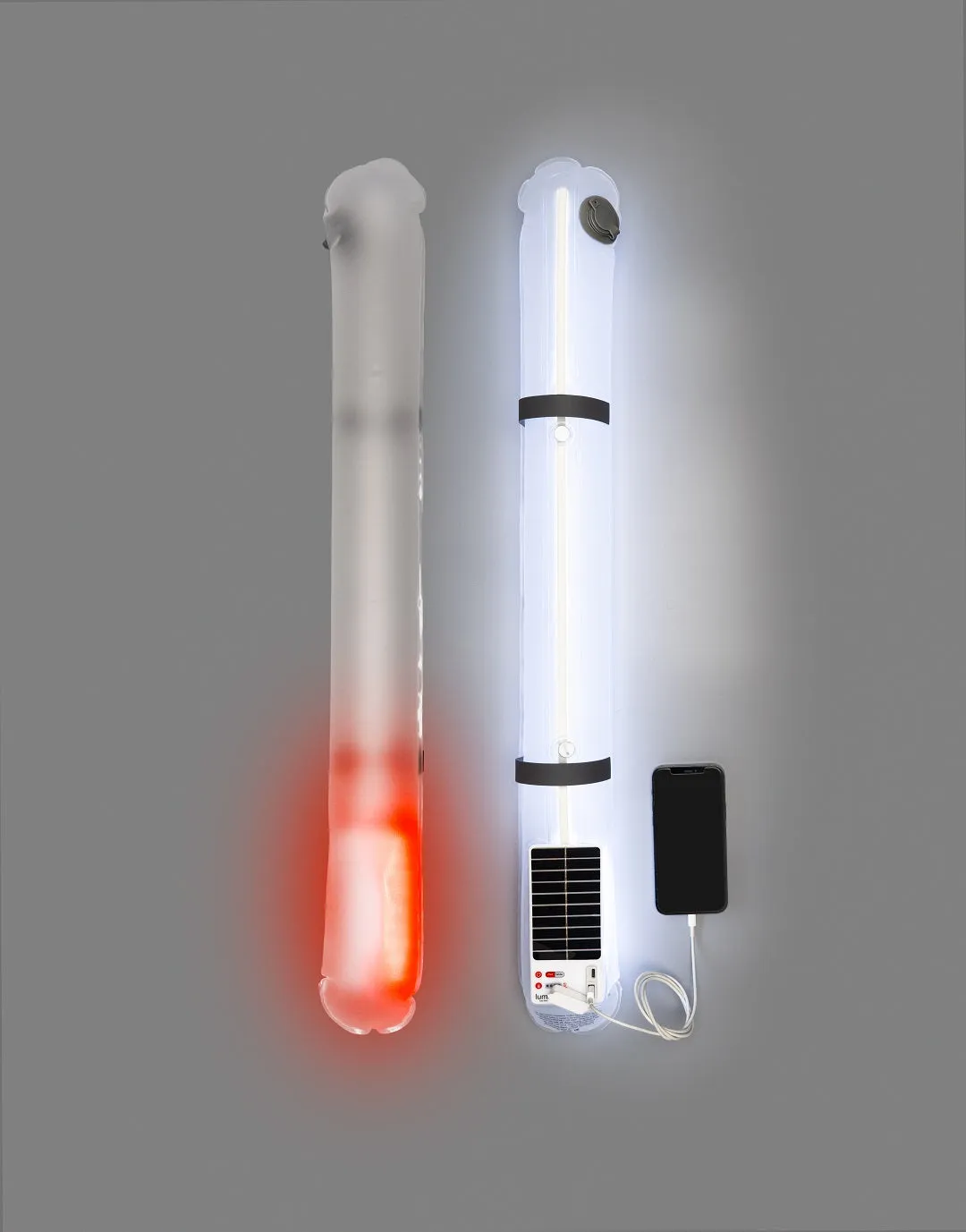 LuminAID Solar Beam with Phone Charger