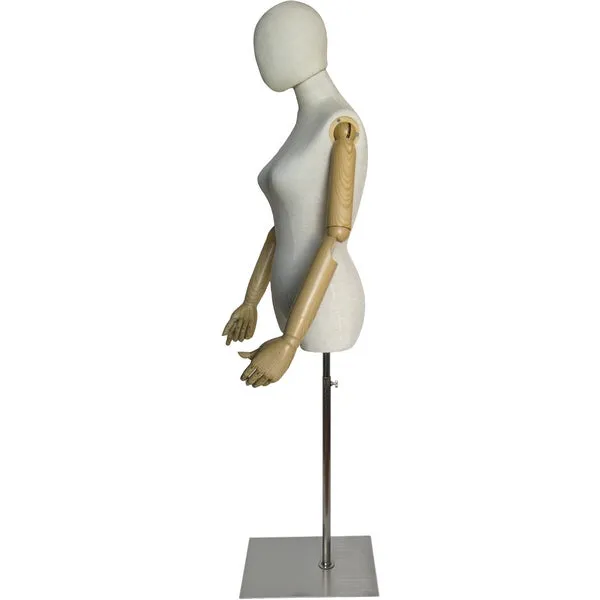 MA-052 Rectangular Flat Dress Form Mannequin Base with Pole