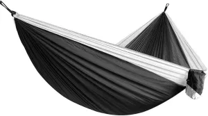 MaGiLL Parachute Hammock Camping Survival Garden Leisure Travel Double Person Portable Travel Camping Hanging Hammock Outdoor Furniture (Color : Roze) (Gray), Grey