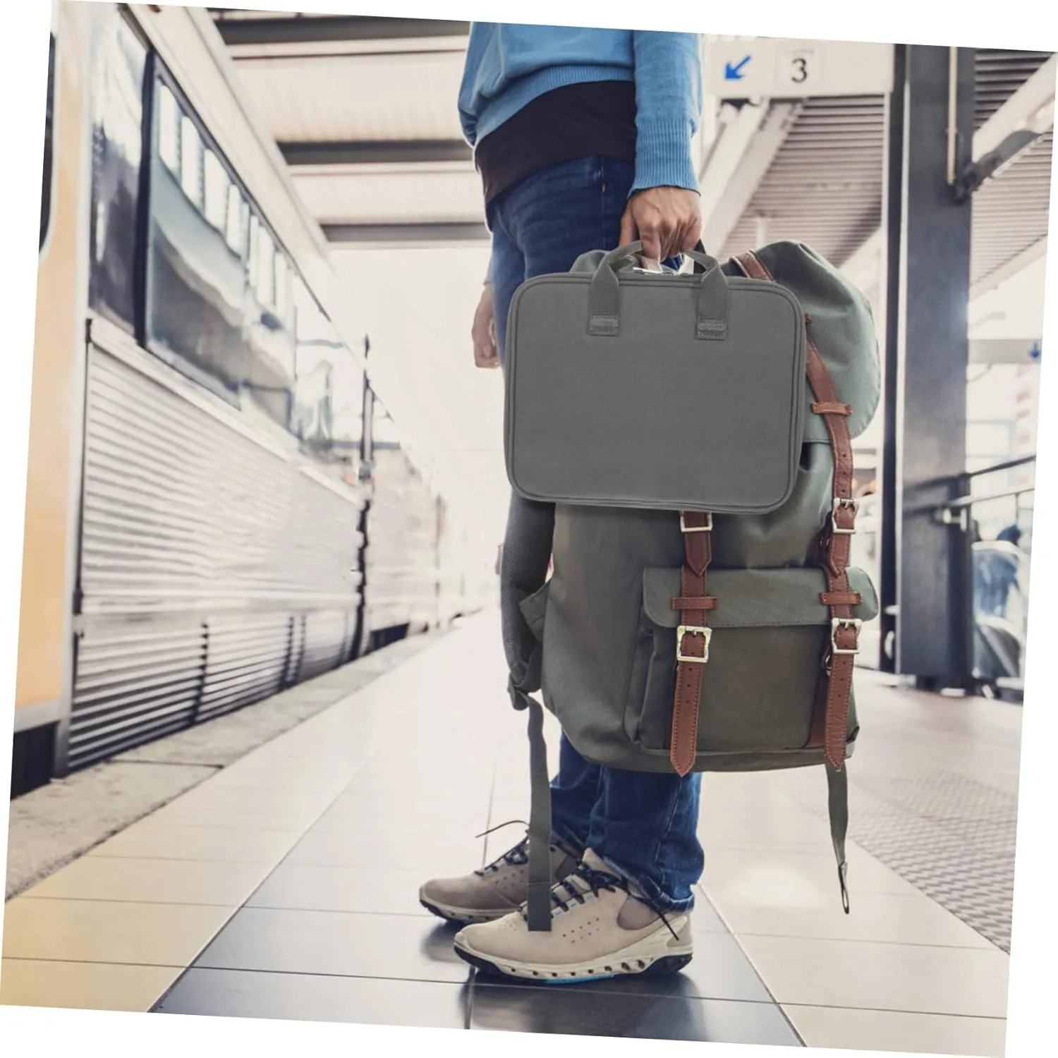 Mens Jewellery Box Hand Strap Bag Purple Bag Watch Band Carry Case Accessories Organizer Watch Organizer for Women Organizer Case Watch Band Case Bangle Travel Ant Cloth Multimeter Double Layer Watch