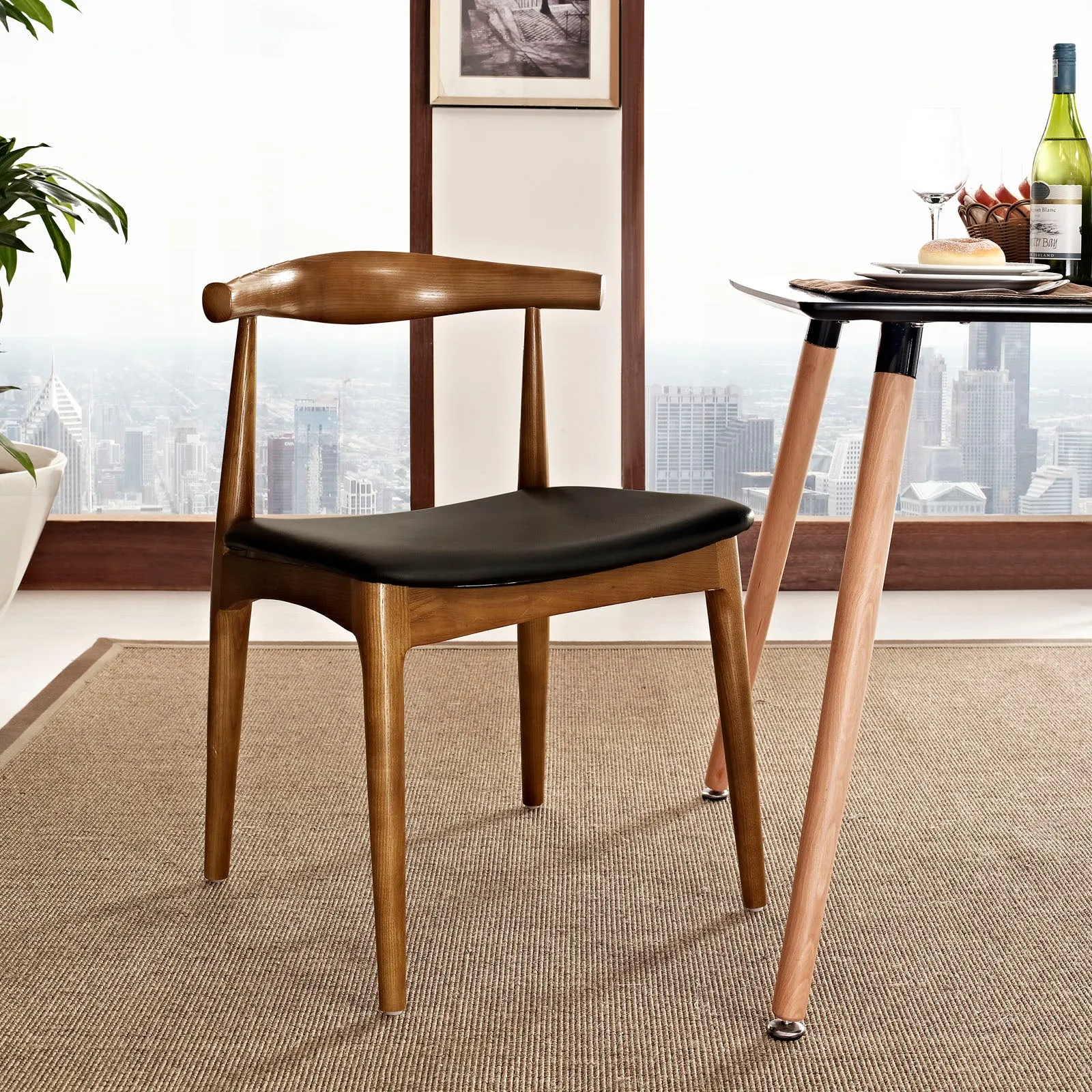 Mid - Century Modern Tracy Dining Side Chair - End Table Side Chair