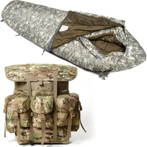 Military Alice Pack Army Force Defence 4 & Tropen Patrol Mummy Sleeping Bags