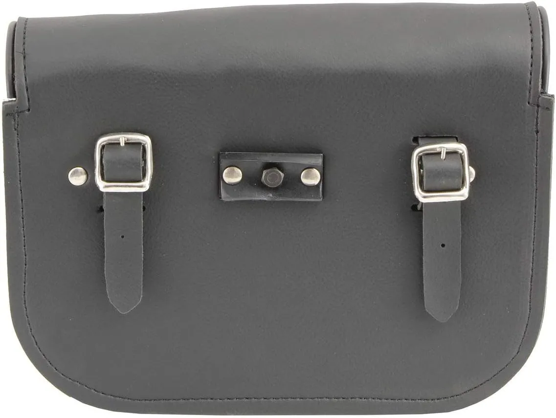 Milwaukee Leather SH63301 Black PVC Extra Large Motorcycle Windshield Bag with Turn Lock - One Size