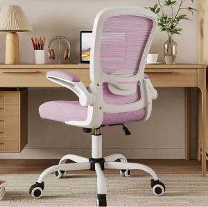 Mimoglad Ergonomic High Back Mesh Office Chair, Adjustable Lumbar Support, Thickened Seat Cushion (Modern, Orchid)