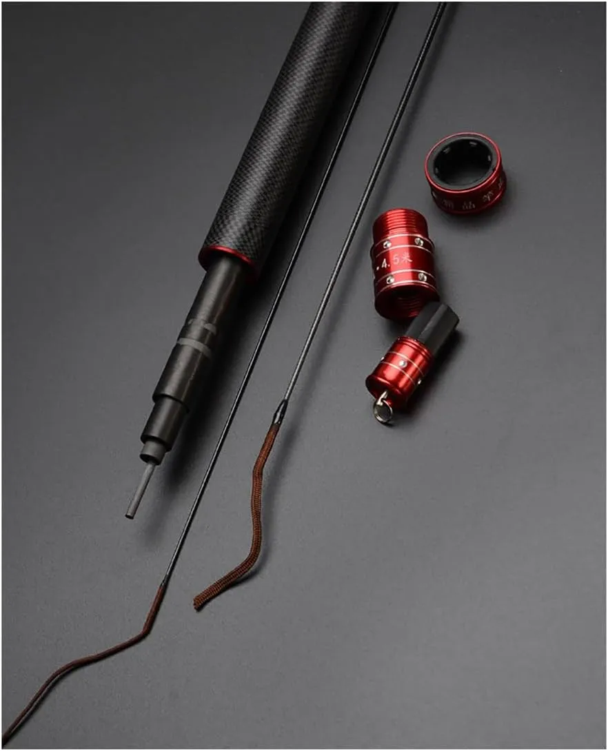 MirOdo 3.6m,4.5m,5.4m,6.3m,7.2m Fishing Rod Carbon Fiber Fishing Rods Telescopic Fishing Pole Fresh Or Sea Water Multi Use Ultra Light Ultra Hard Fishing Light Hard Hand Pole