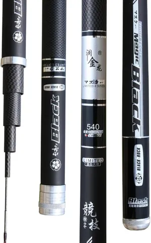 MirOdo Carbon Fiber Fishing Rod 3.6-7.2m Fishing Rods Telescopic Hand Pole Ultra-Light and Ultra-Hard Fishing Pole Carp Rod for Saltwater Freshwater Fishing