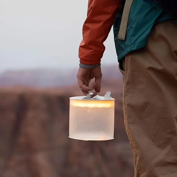 Mpowerd Luci Base Light Solar Inflatable Light   Power Bank -Grey