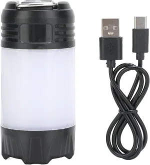 Multifunctional Camping Lantern, Portable LED Camping Lantern with Type C Charging, Multifunctional Tent Light with Adjustable Modes, LED Lantern with 4 Lighting Modes for Outdoors