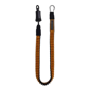 Mystic - Kite Safety Leash Long - Black/Orange