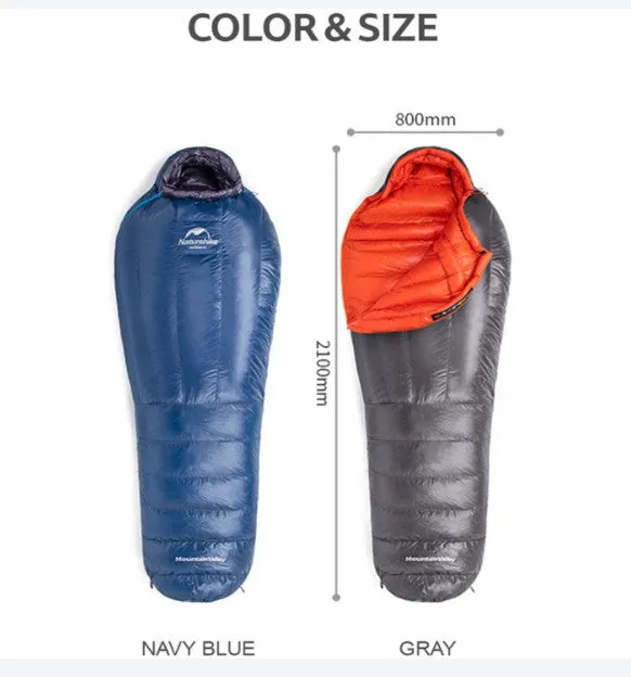 Naturehike Mountain Valley Mummy Comfort Goose Down Sleeping Bag