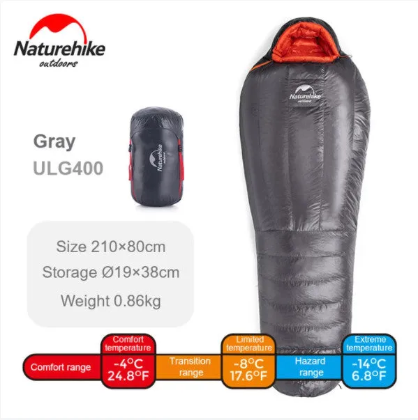 Naturehike Mountain Valley Mummy Comfort Goose Down Sleeping Bag