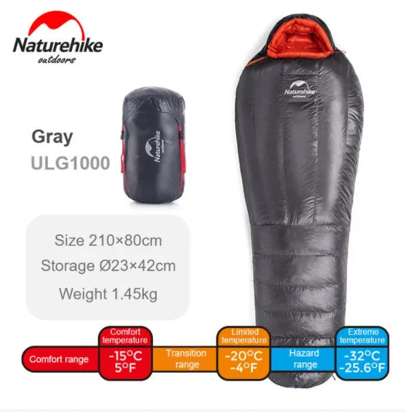 Naturehike Mountain Valley Mummy Comfort Goose Down Sleeping Bag