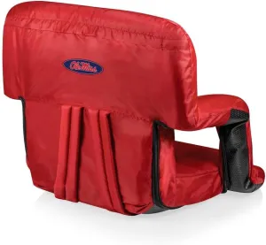 NCAA Ole Miss Rebels Ventura Portable Reclining Seat, Red (618-00-100-374)