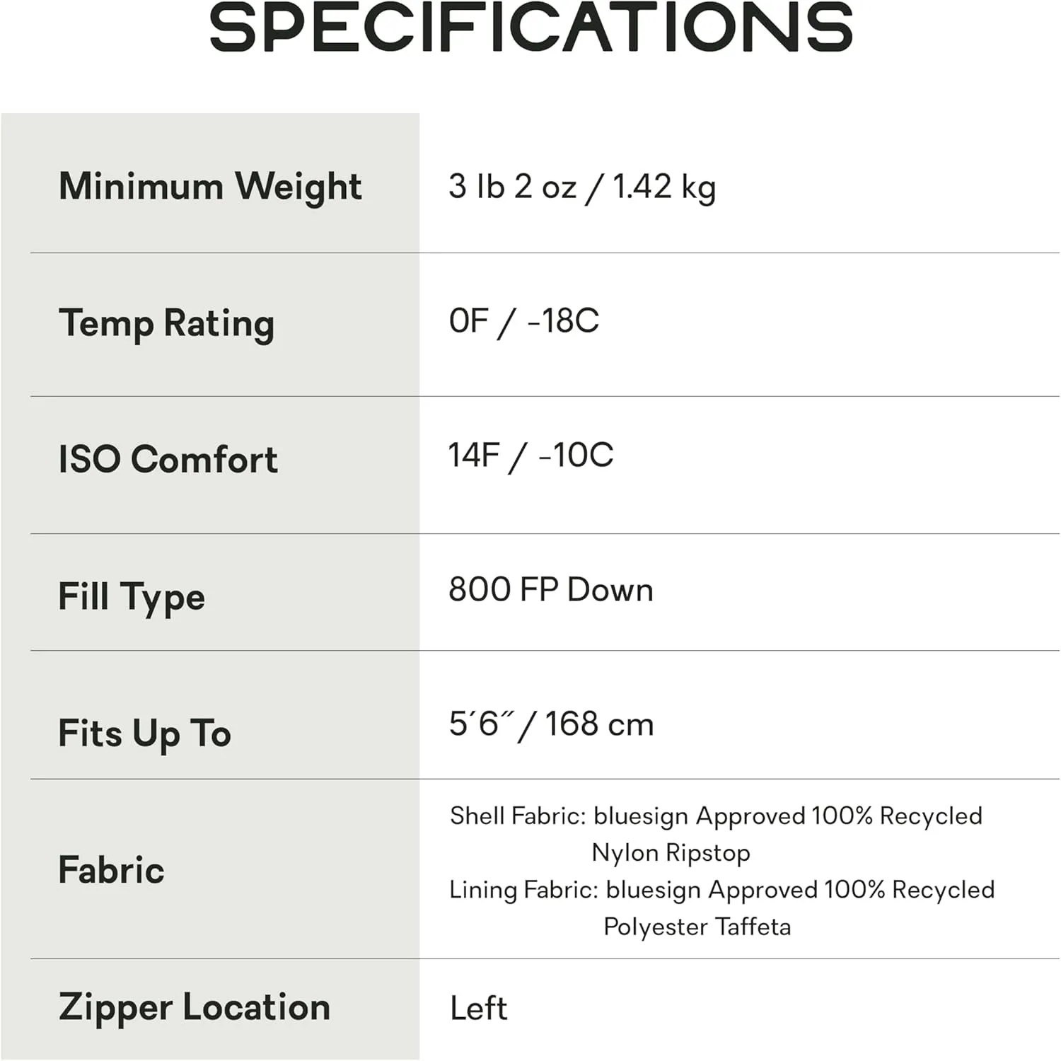 NEMO Equipment Sonic Down Mummy Sleeping Bag