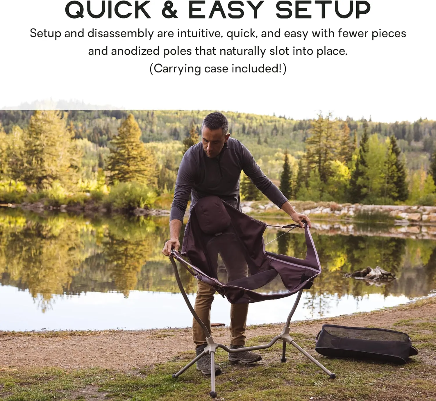 NEMO Equipment Stargaze Reclining Camp Chair - One Size - Blue Horizon