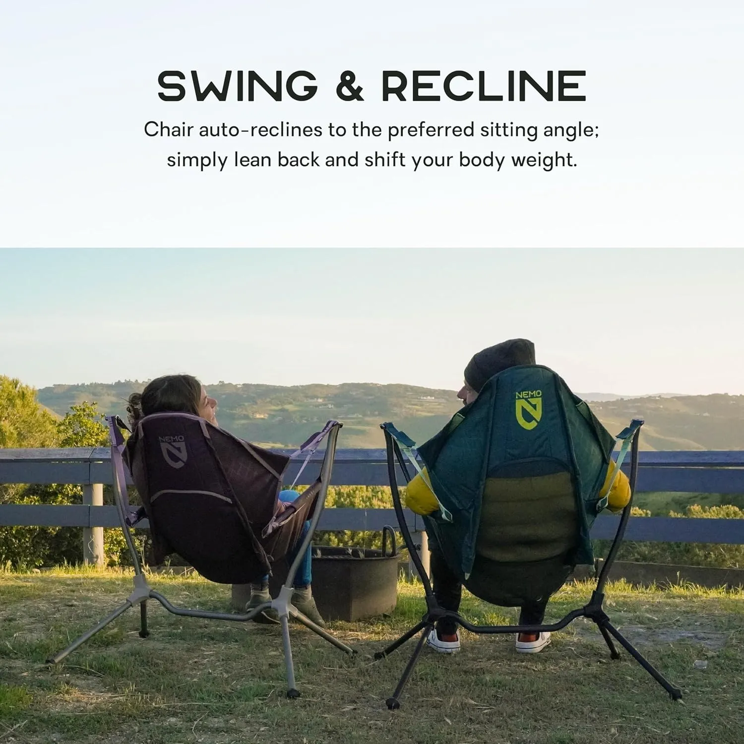 NEMO Equipment Stargaze Reclining Camp Chair - One Size - Blue Horizon