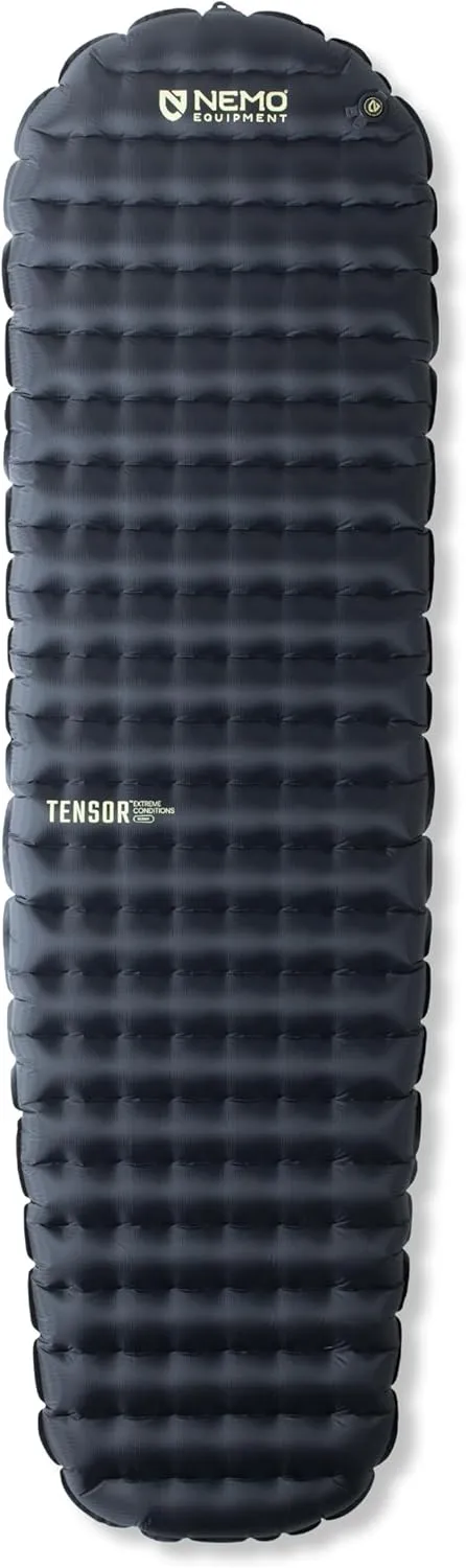 NEMO Equipment Tensor Extreme Conditions Sleeping Pad - Regular Mummy (72" x 20) - Black/Birch Bud/Citron