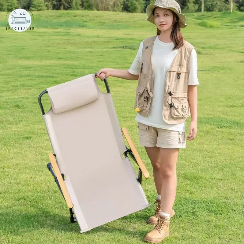NEW Upgraded Chair | 5 Gear Adjustable Angle Folding Chair for Outdoor Activities