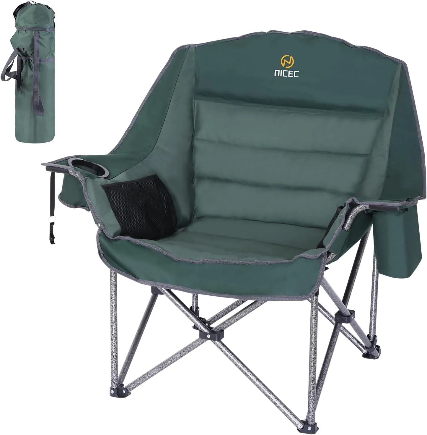 Nice C Chair with Canopy, Chairs with Shades, Folding Chair with Canopy   Camping Chairs, Oversized XL Padded Camping Chair, Outdoor Chair, Camp Chair