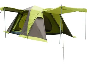 NIEH Outdoor, Camping Tent, Square Roof, Portable Automatic Tent, Double-Layer Account, One Room, One Hall Structure, Fiberglass Rod, Waterproof and Uv Protection, Suitable for 3-4 Peop