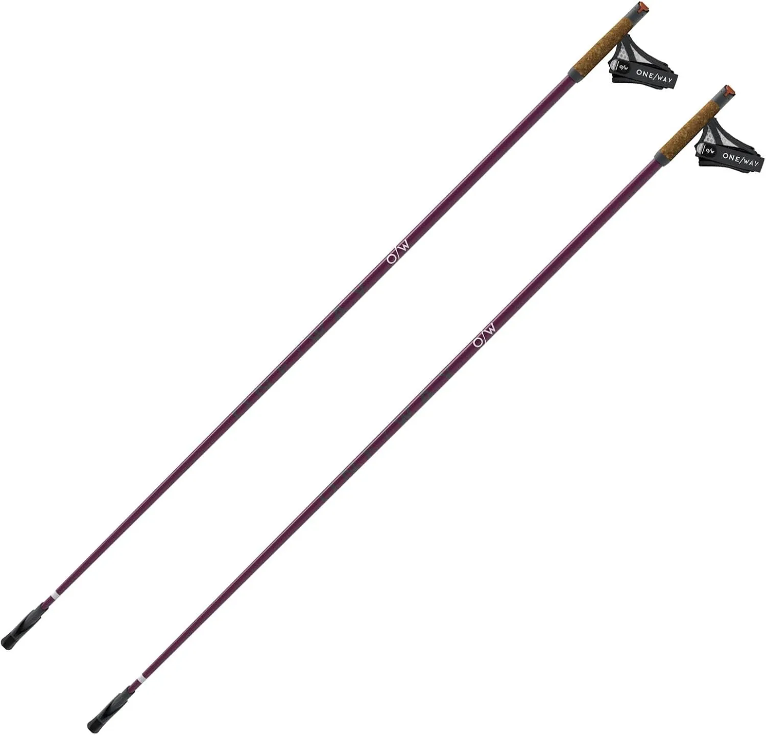 Nordic Walking Poles OneWay Team 4 Mag Carbon Hiking Poles Trekking