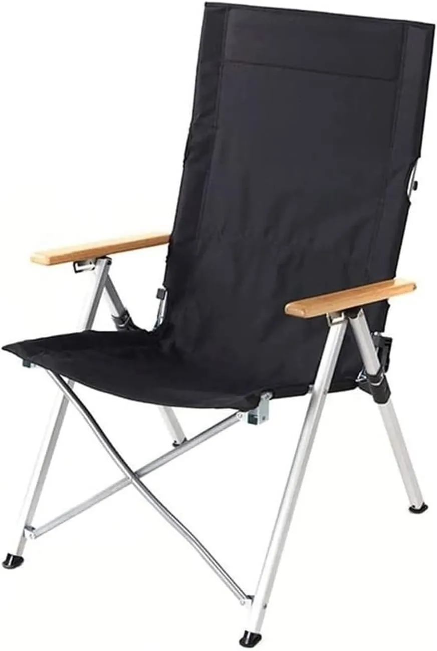 Outdoor Camp Chairs, Adjustable Camping Chair Portable Folding Recliner Beach Chair Self-Driving Fishing Sports Chair Lawn Chairs Adults(B)