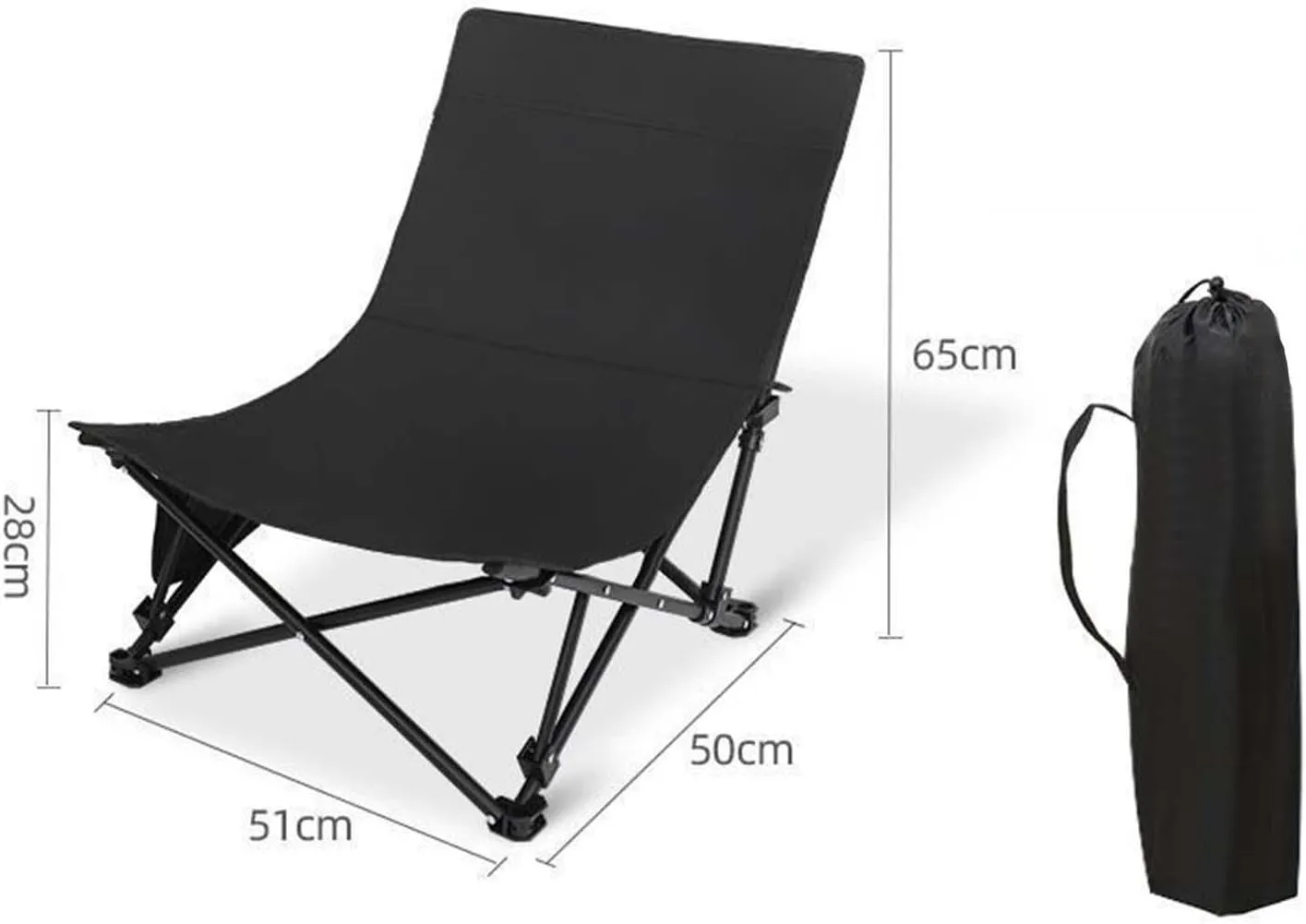Outdoor chair for camping Lounge Chair Portable Chaise Longue Heavy Duty Camp Chair Folding Chair for Park Travel Fishing Picnic Patio foldable outdoor seat for camping ergonomic camping chai