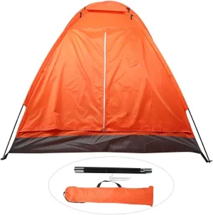 Outdoor Double Person Single Layer Tent Camping Climbing Fishing Beach Large Space Stable Structure Good Ventilation Performance