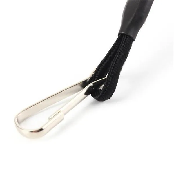 Outdoor Equipment High Quality Elastic Anti-lost Tactical Stretching Rope Anti-Theft Key Hanging Retractable Buckle Black