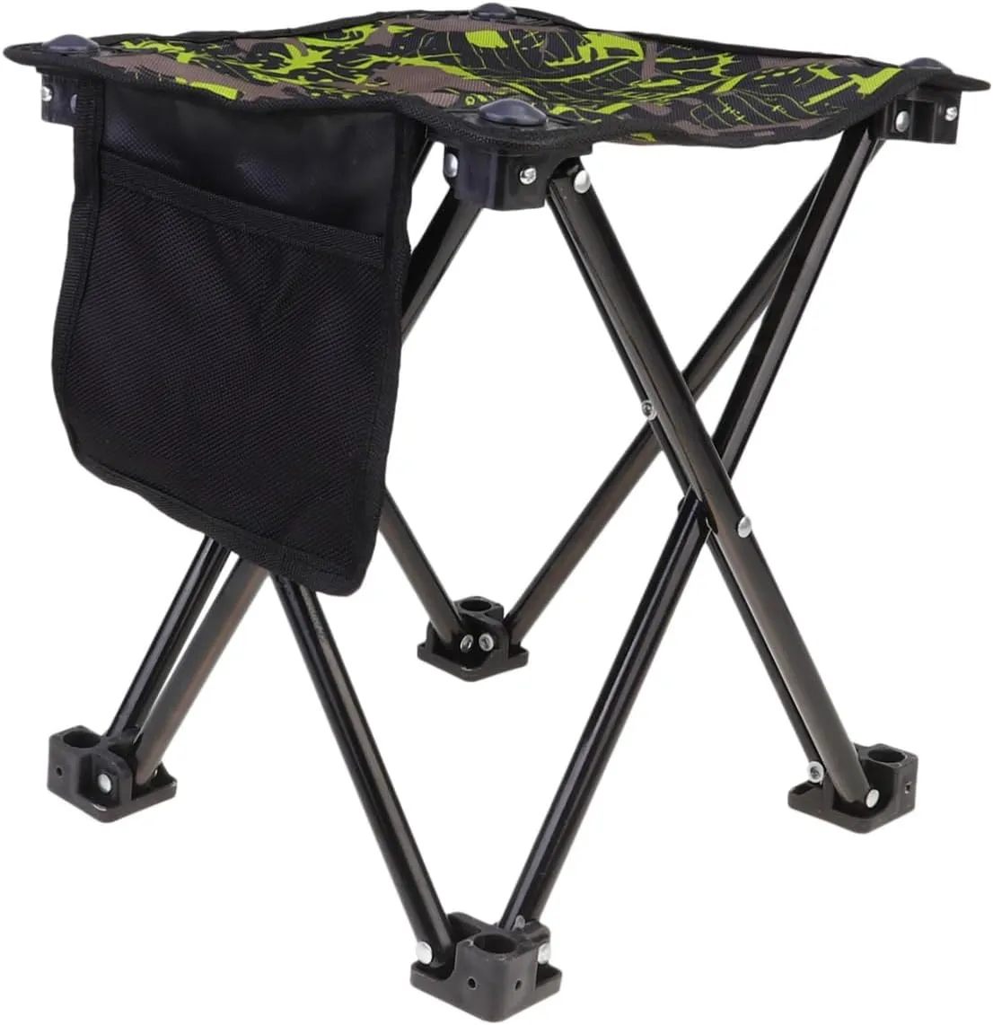 Outdoor Folding Camping Chair Portable Collapsible Stool for Fishing Beach and Travel Compact Design Camo Print for Outdoor Activities and Picnics