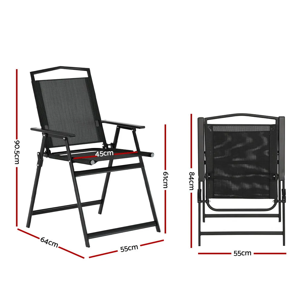 Outdoor Folding Camping Chairs Portable Picnic Patio Furniture