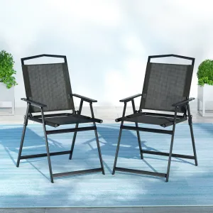 Outdoor Folding Camping Chairs Portable Picnic Patio Furniture