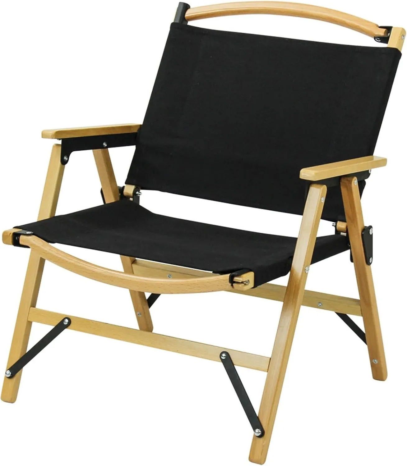 Outdoor Leisure Wooden Folding Chair Beach Deck Chair Self-Driving Tour Camping Fishing Chair