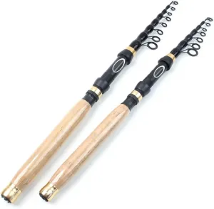 Pack of 1 Short Fishing Rods Lure Spinning Casting Carbon Telescopic Rod Fast Long Shot Trout Lake Fish Rod Multifunction Travel 1.8M - 3M