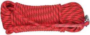 Parachute Rope Rescue Rope 10mm Static Rope Heavy Duty Rock Climbing Rope Escape Utility Cord for Rappelling,Mountaineering, Caving, Indoor Outdoor Camping (Color : Red, Size : 10mm x 15m)