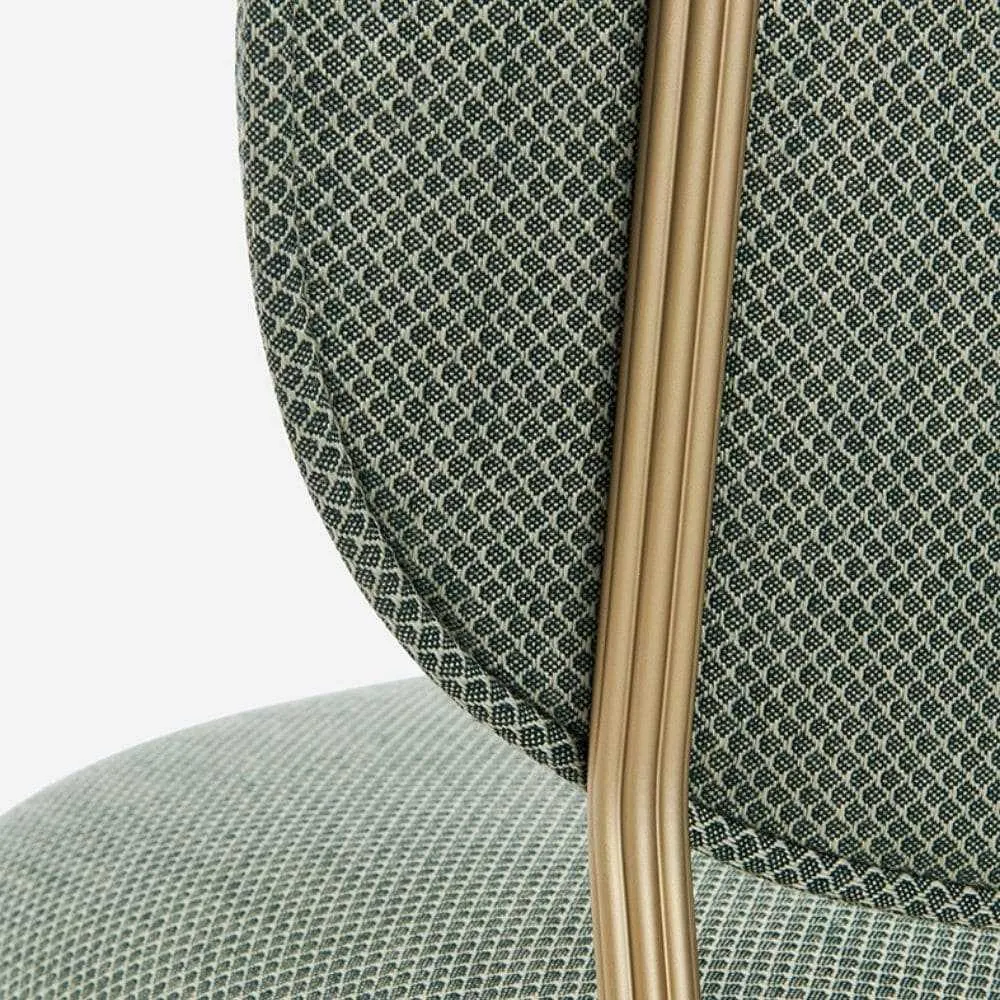 Pedrali Blume 2950 padded chair in fabric