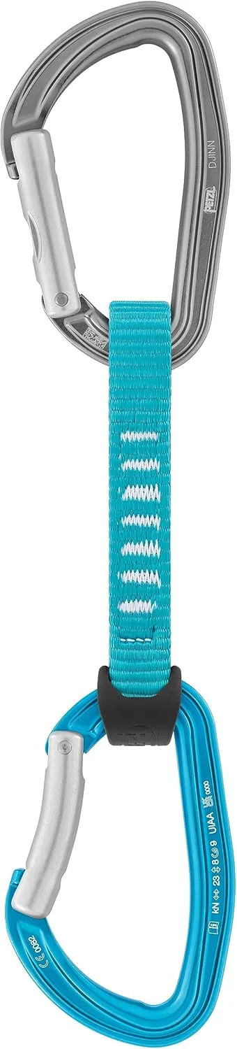 Petzl DJINN AXESS Quickdraw - Durable, Lightweight Quickdraw for Sport, Trad, and Aid Climbing