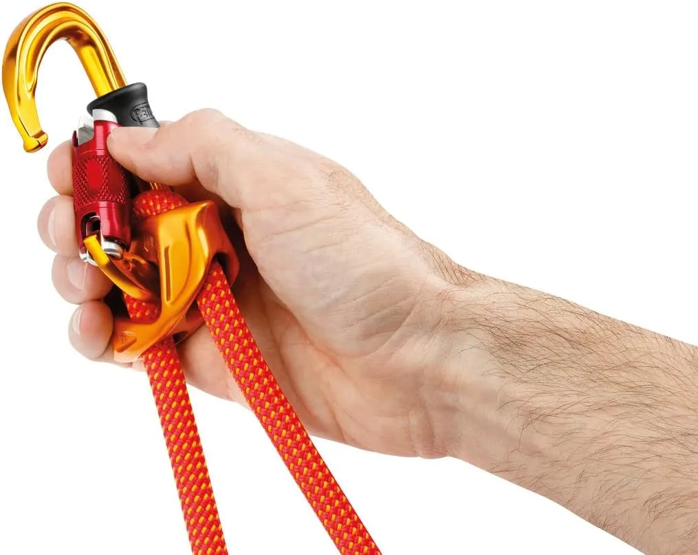 PETZL NEOX Belay Device with cam-Assisted Blocking