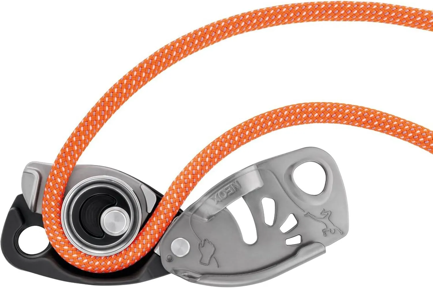 PETZL NEOX Belay Device with cam-Assisted Blocking