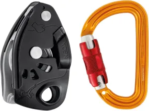 PETZL NEOX Belay Device with cam-Assisted Blocking