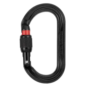 Petzl Oxan Steel Carabiner - Screwgate -BLACK