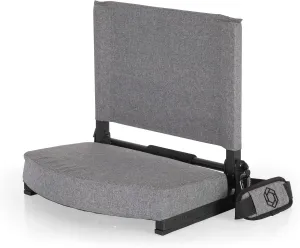 PICNIC TIME Gridiron Stadium Seat, Lightweight, Portable Folding Chair for Bleachers and Benches