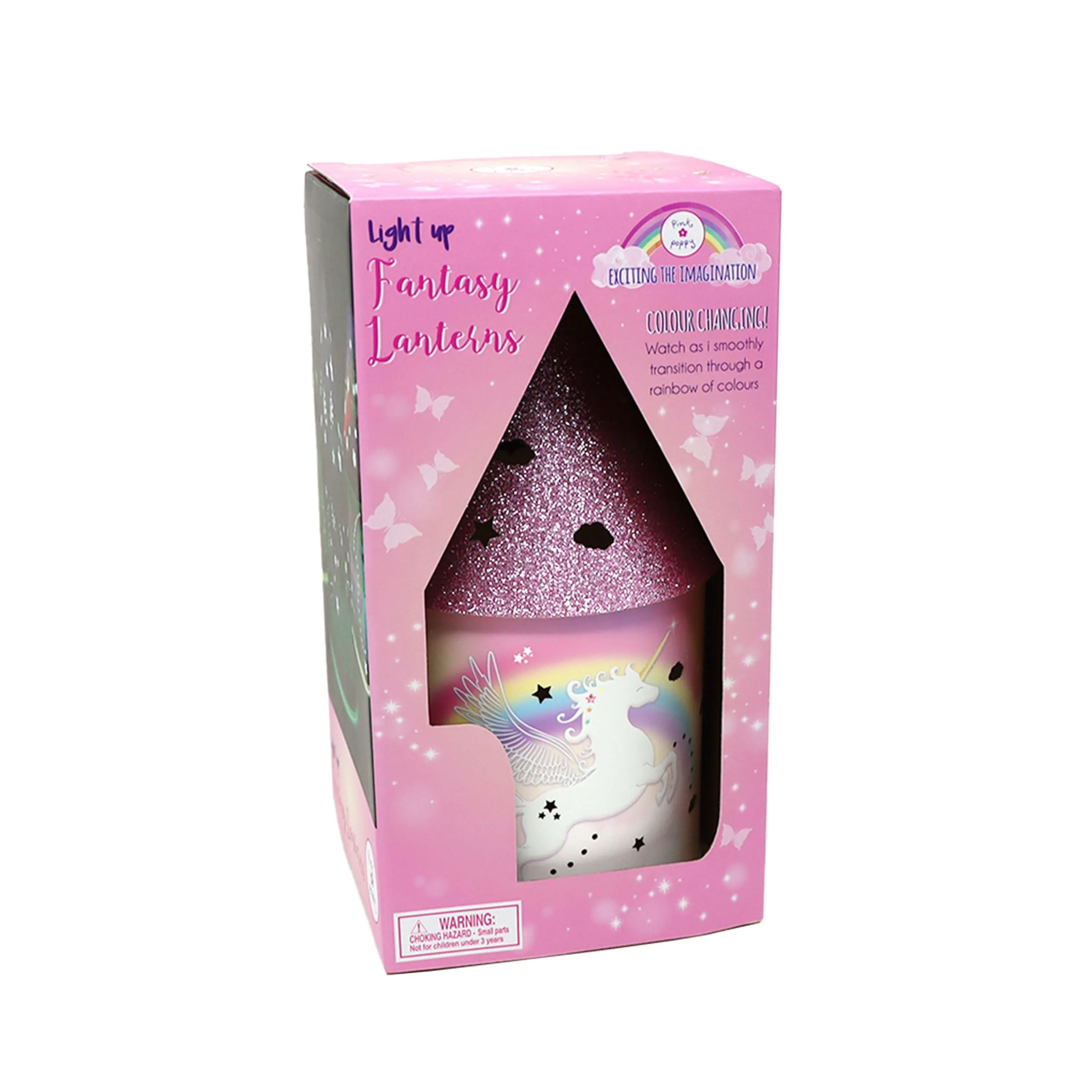 Pink Poppy Unicorn Dreamer Colour Changing LED Lantern